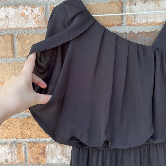 BCBGeneration Black One Shoulder Dress - Picture 2 of 10